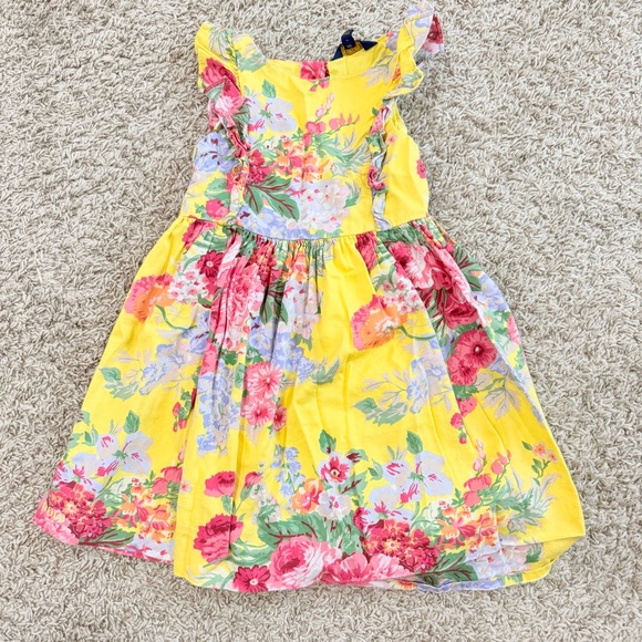 Polo Ralph Lauren Other - Polo Ralph Lauren Floral Girls Dress Size 5